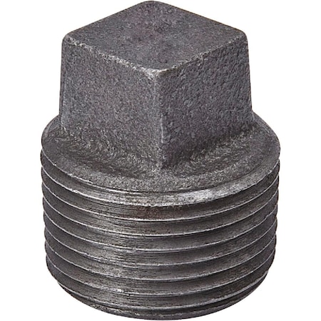 B & K 1 In. Malleable Black Iron Pipe Plug 521-805BG